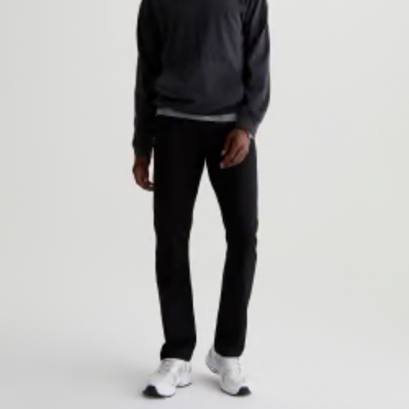 AG Adriano Goldschmied Jeans Everett Slim Straight Black - size 34 x 32